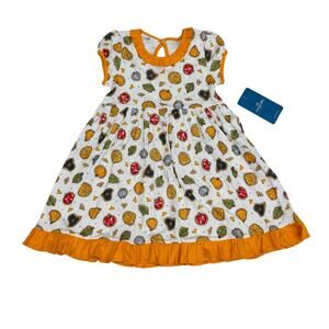 NWT Magnolia Baby 4T Gobble Gobble Cookies Dress